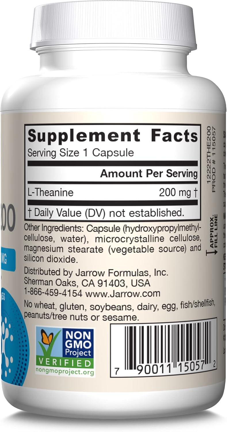 Theanine 200 mg 60 Veggie Caps