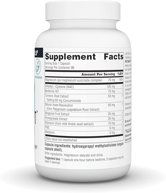 MitoNight™ With Melatonin, 90 Capsules by Source Naturals