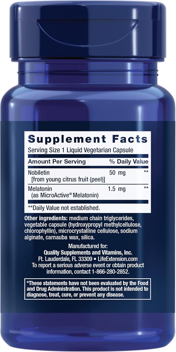 Circadian Sleep, 30 Liquid Vegetarian Capsules by Life Extension
