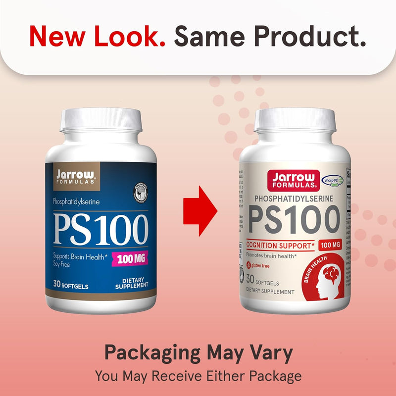 PS 100 Phosphatidylserine 100 mg 30 Softgels