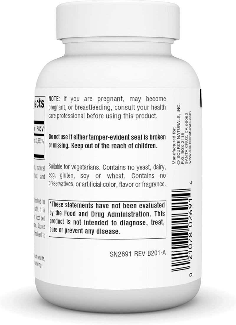 B-12, 2,000 mcg, 200 Lozenges by Source Naturals