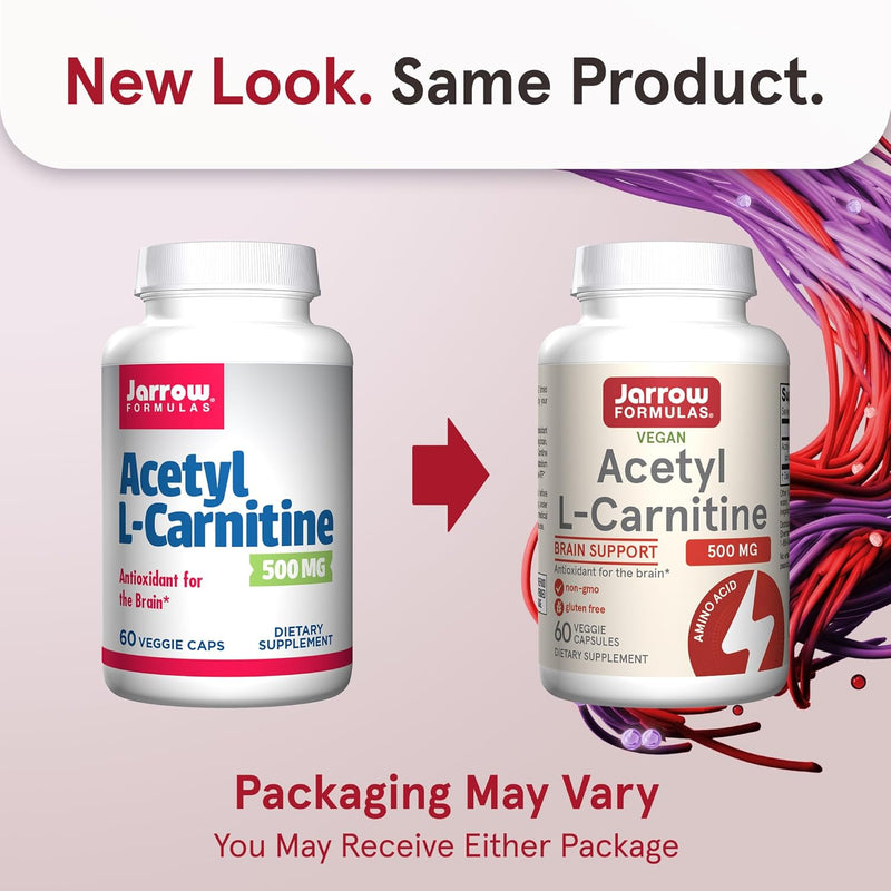 Acetyl L-Carnitine 500 mg 60 Veggie Caps
