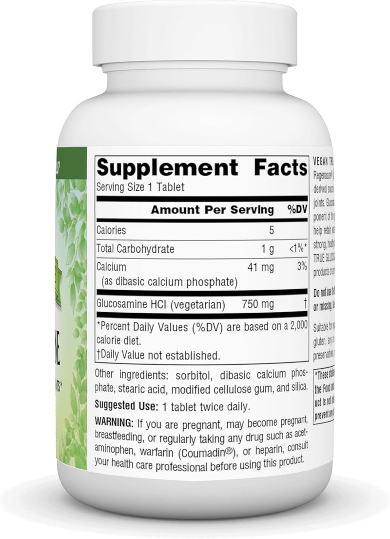 Vegan True, Glucosamine, 750 mg-60 Tablets by Source Naturals
