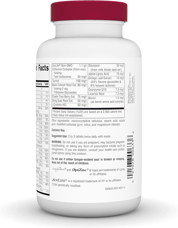 Menopause Multiple, 120 Tablets by Source Naturals