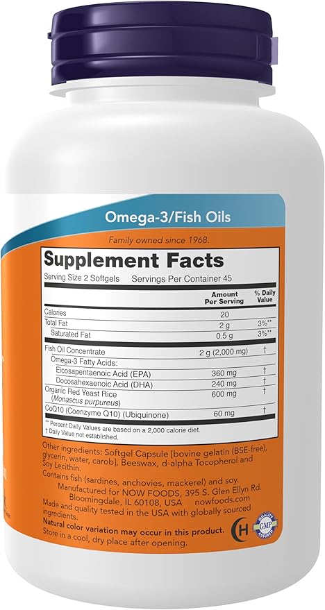Red Omega™ Fish Oil - 90 Softgels by NOW