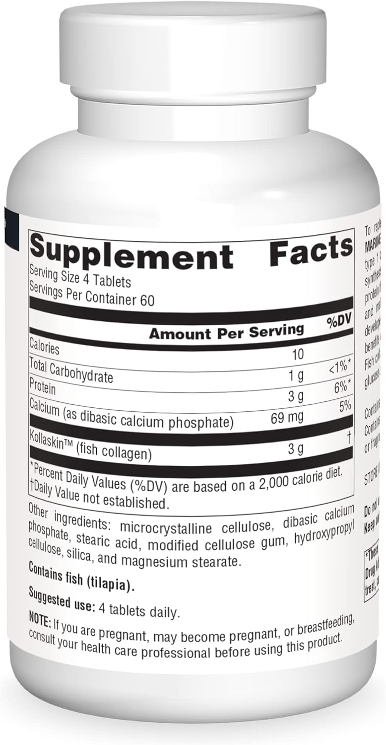 Marine Collagen, 240 Tablets by Source Naturals