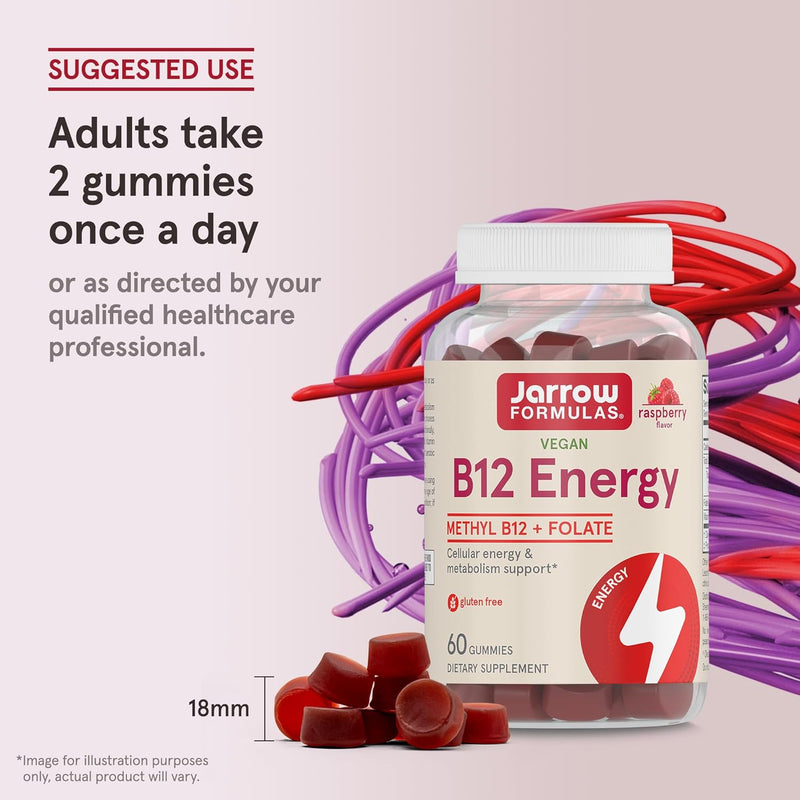 B12 Energy 60 Gummies, by Jarrow Formulas