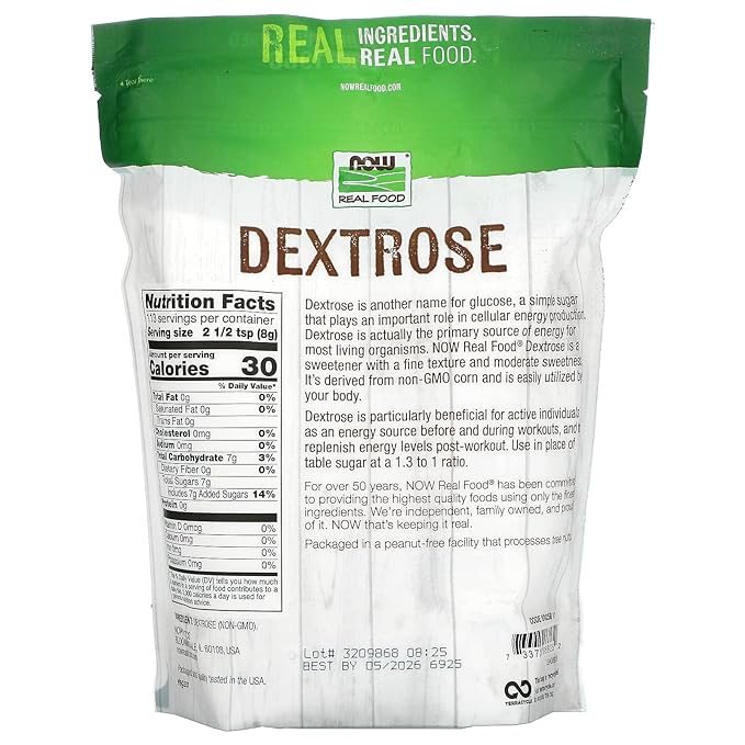 Dextrose, 32 oz (907 g) by NOW