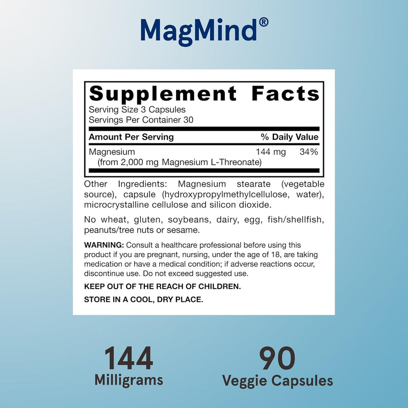 MagMind 90 Capsules by Jarrow