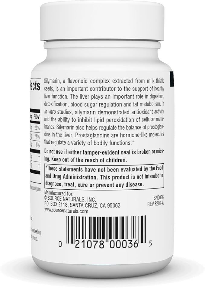 Silymarin Plus - 60 Tablets  by Source Naturals