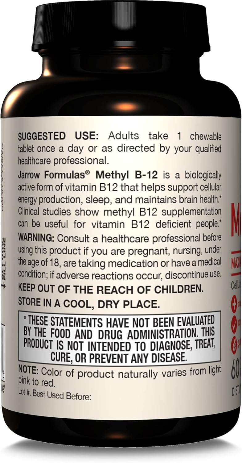 Methyl B-12 5000 mcg 60 Lozenges
