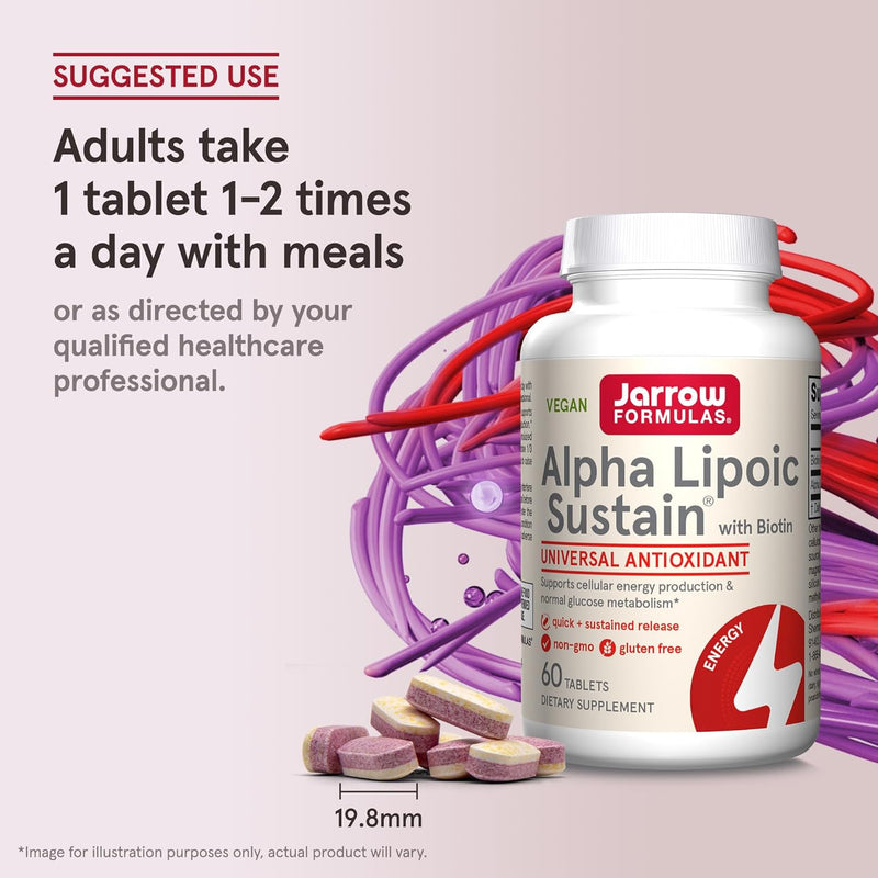 Alpha Lipoic Sustain 300 mg 60 Tablets