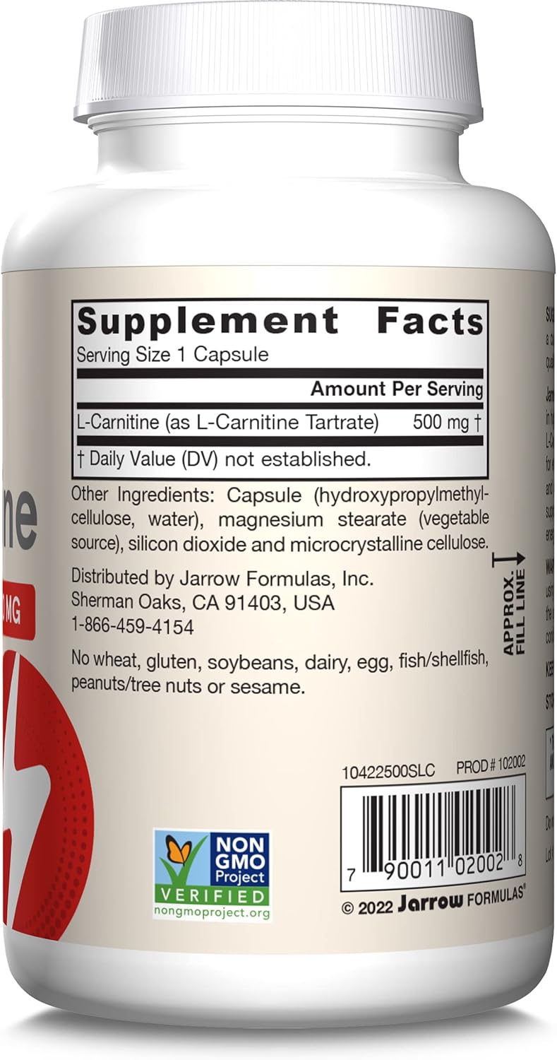Acetyl L-Carnitine 500 mg 60 Veggie Caps