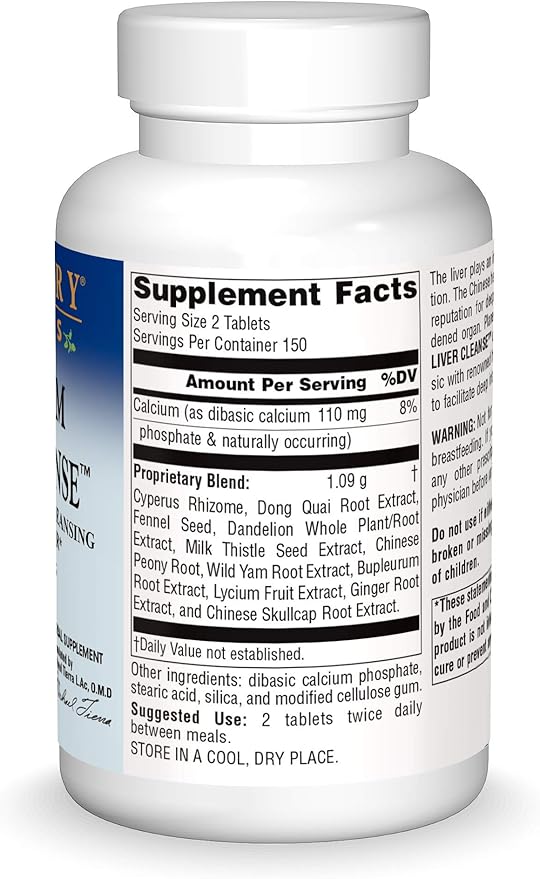 Bupleurum Liver Cleanse 545 mg 300 Tablet by Planetary Herbals