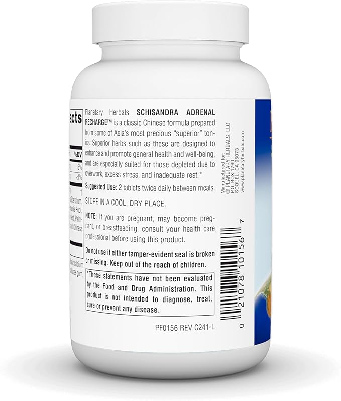 Schisandra Adrenal Complex 710 mg 120 Tablets