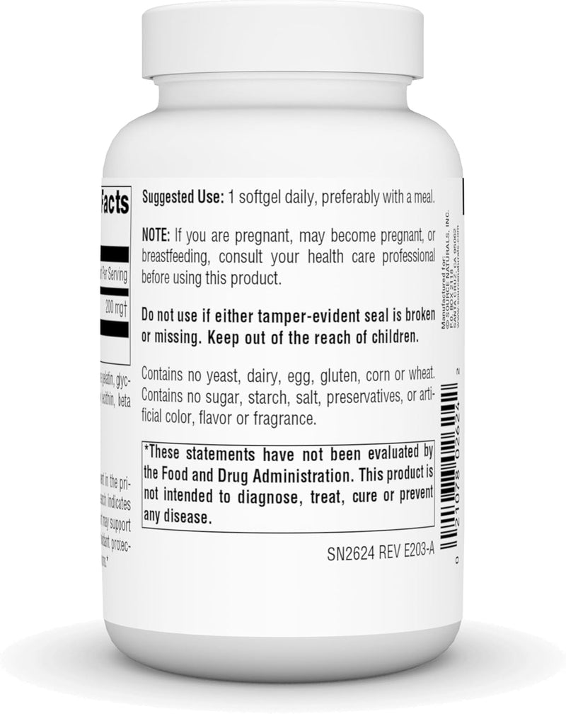 Coenzyme Q10, 200 mg - 90 Softgels by Source Naturals