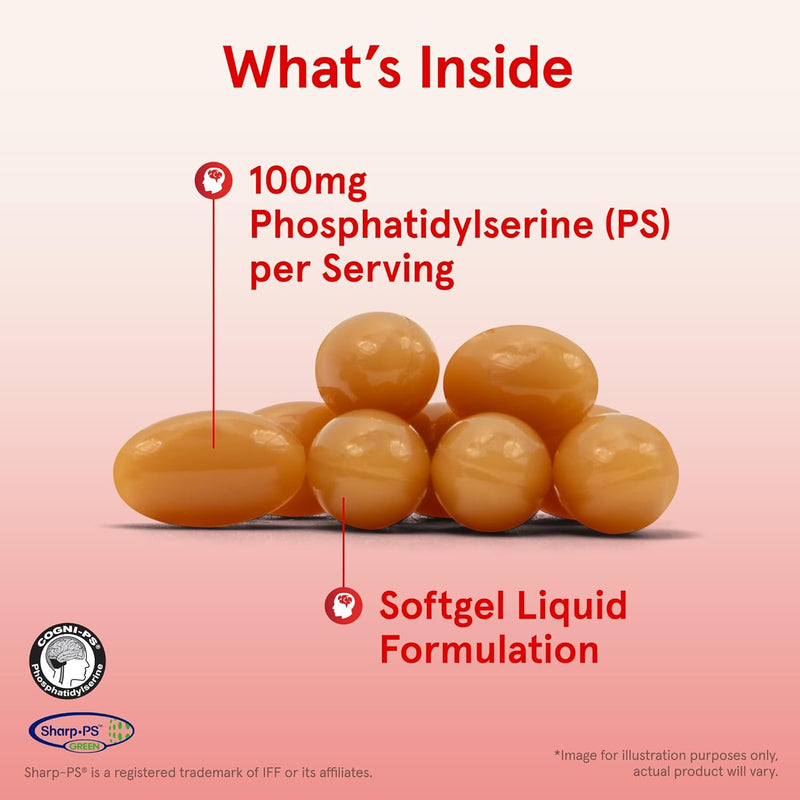 PS 100 Phosphatidylserine 100 mg 60 Softgels