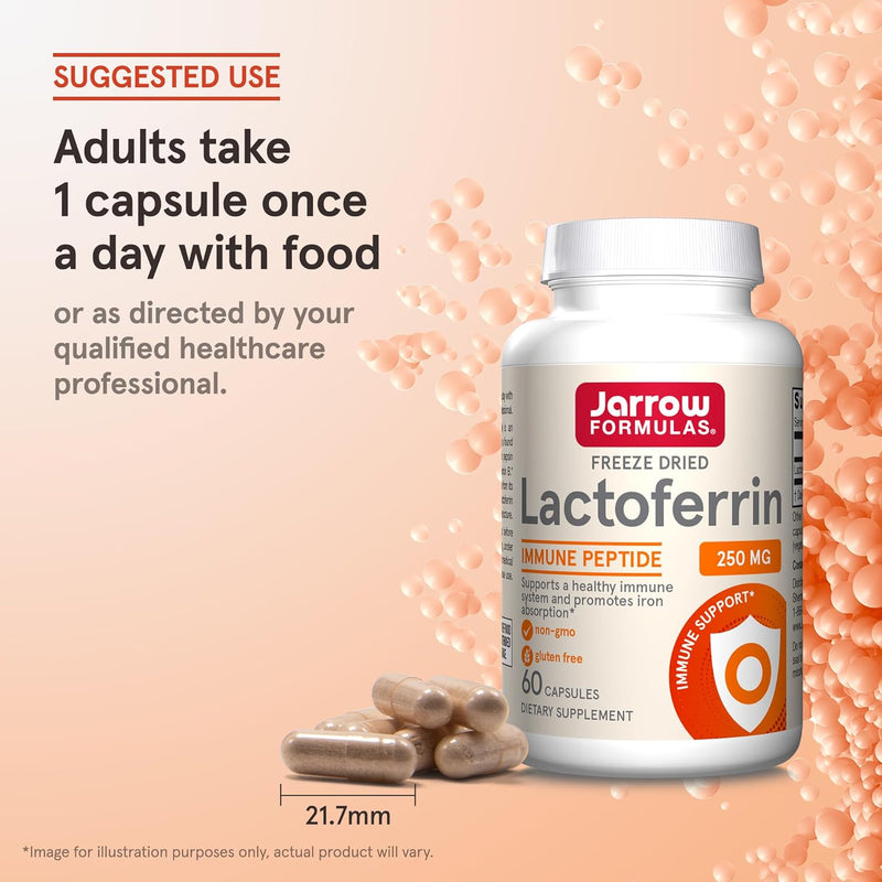 Freeze Dried Lactoferrin 250 mg 60 Capsules