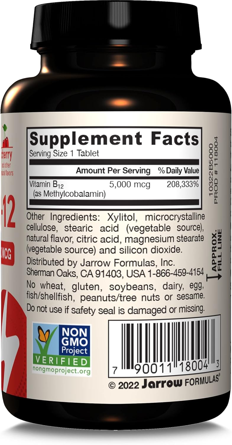 Methyl B-12 5000 mcg 60 Lozenges