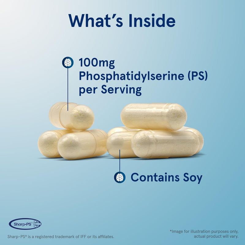 PS 100 Phosphatidylserine 100 mg 120 Capsules