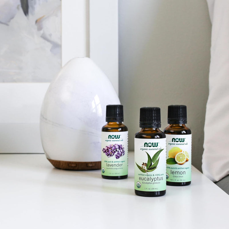 Ultrasonic Glass Swirl USB Oil Diffuser by NOW