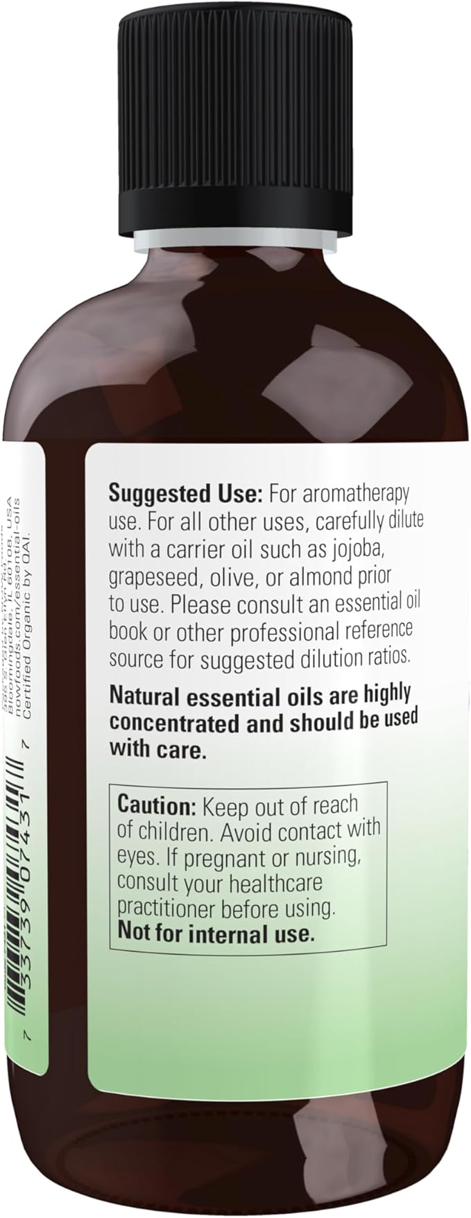 Organic Lavender Oil, 4 fl. oz. (118 ml)  by NOW