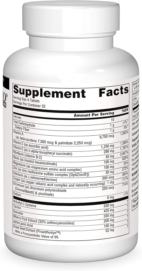 Visual Eyes®, 90 Tablets by Source Naturals