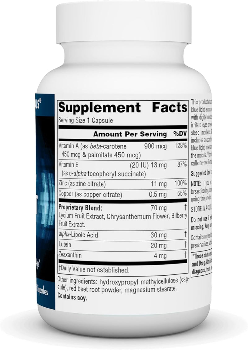 Screen Time™ Blue Light Support - 60 Vegetarian Capsules by Source Naturals