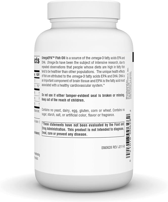 OmegaEPA Fish Oil  100 Softgels, 1 000 mg by Source Naturals