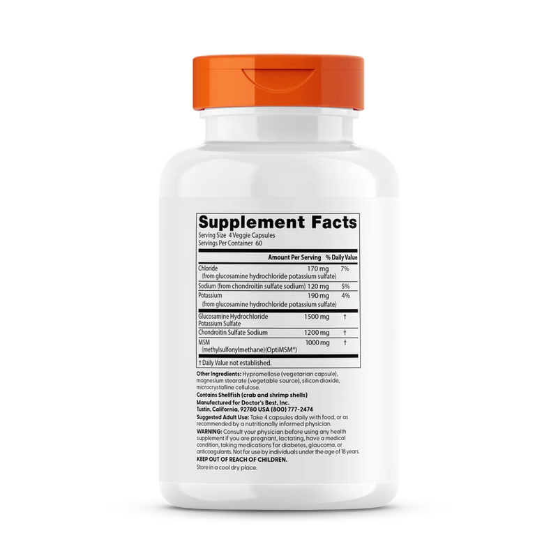 Glucosamine Chondroitin MSM 240 Capsules