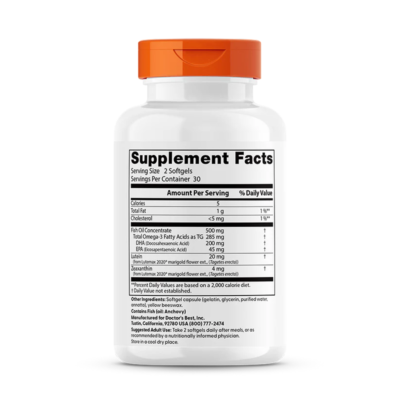 Natural Vision Enhancers 60 Softgels