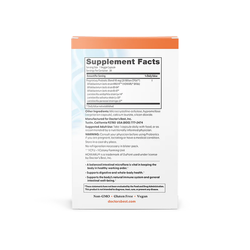 Digestive Probiotic 20 Billion 30 Veggie Caps