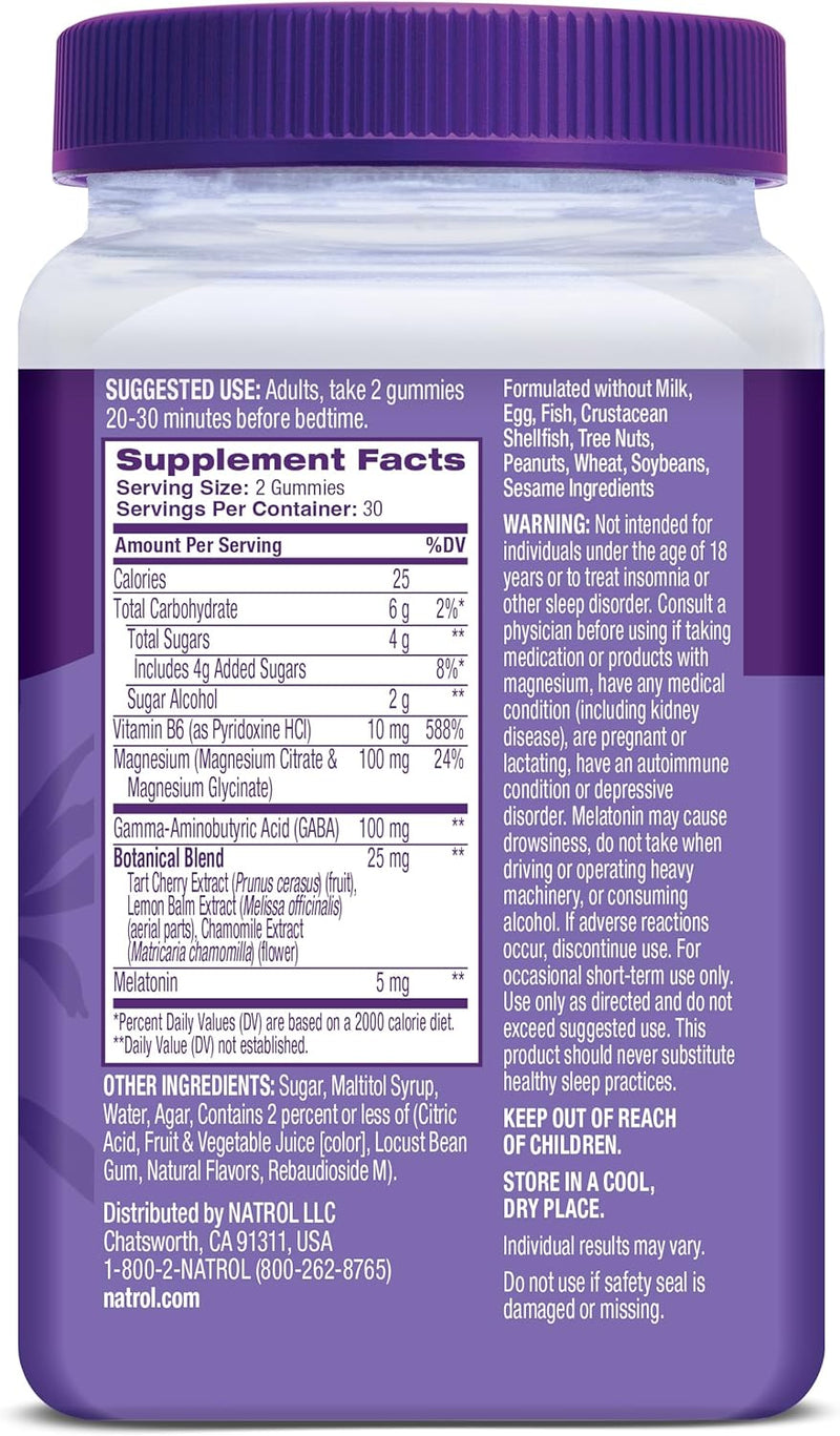 Sleep & Restore Gummies with 5 mg Melatonin, Cherry, 60 Gummies by Natrol