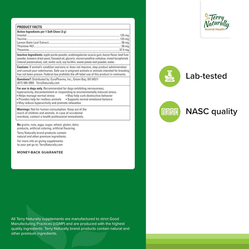 Calm Chew - 60 Soft Chews by Terry Naturally