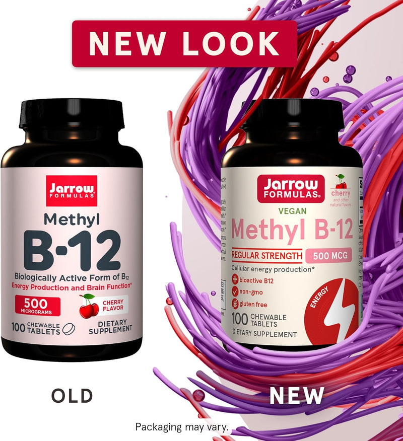 Methyl B-12 500 mcg 100 Lozenges- By Jarrow