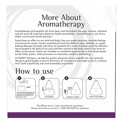 Ultrasonic Essential Oil Diffuser by NOW