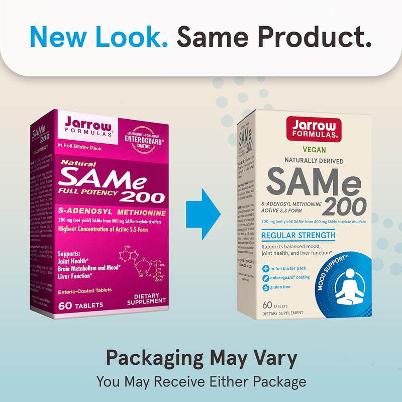 SAMe 200 mg 60 Enteric-Coated Tablets