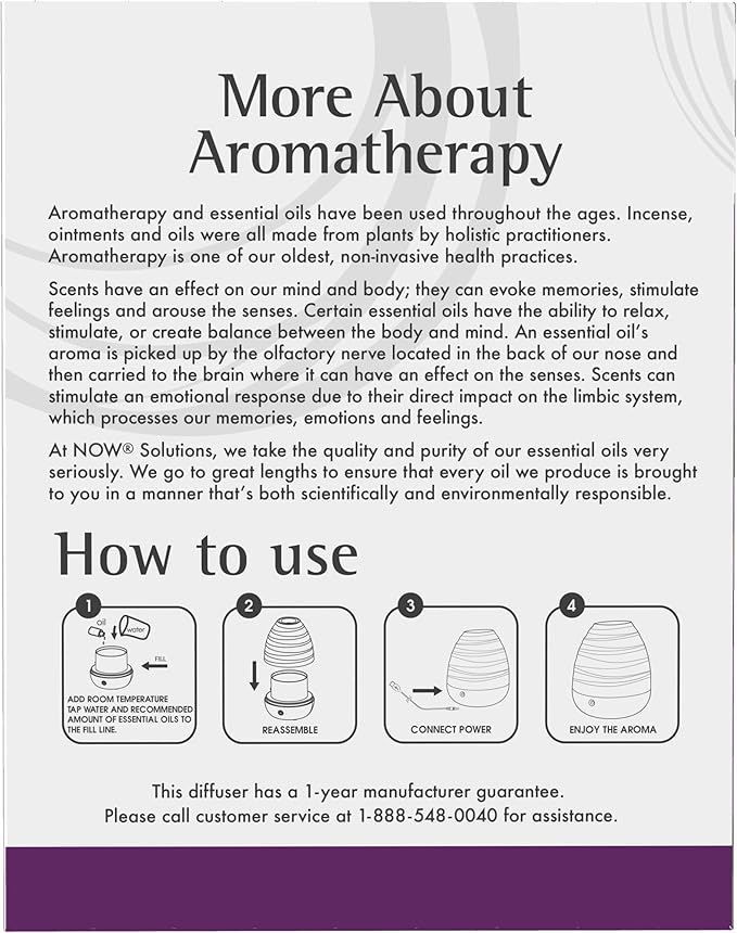 Ultrasonic USB Essential Oil Diffuser by NOW