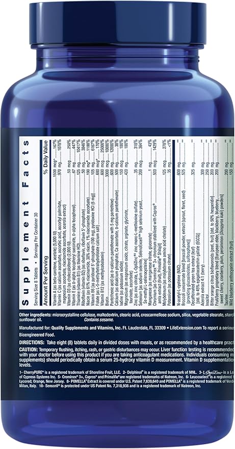 Mix Tablets Without Copper, 240 Tablets by Life Extension