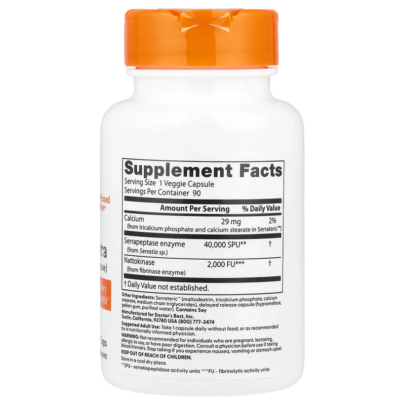 Natto-Serra 90 Veggie Caps