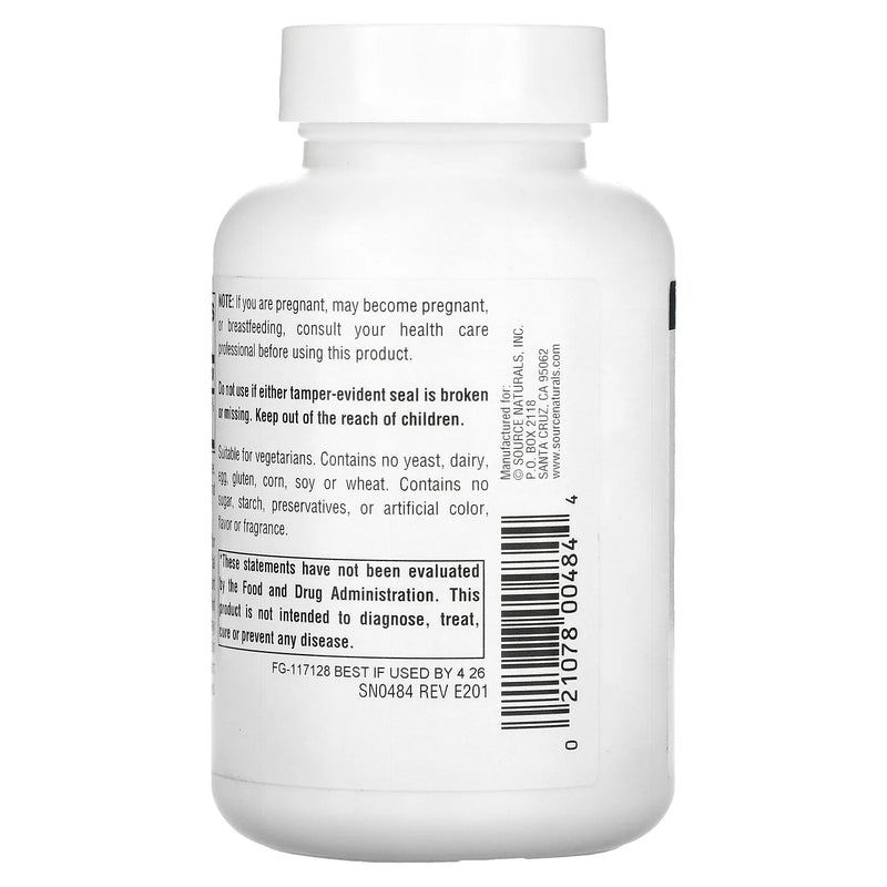 Folic Acid 800 mcg 500 Tablets by Souce Naturals