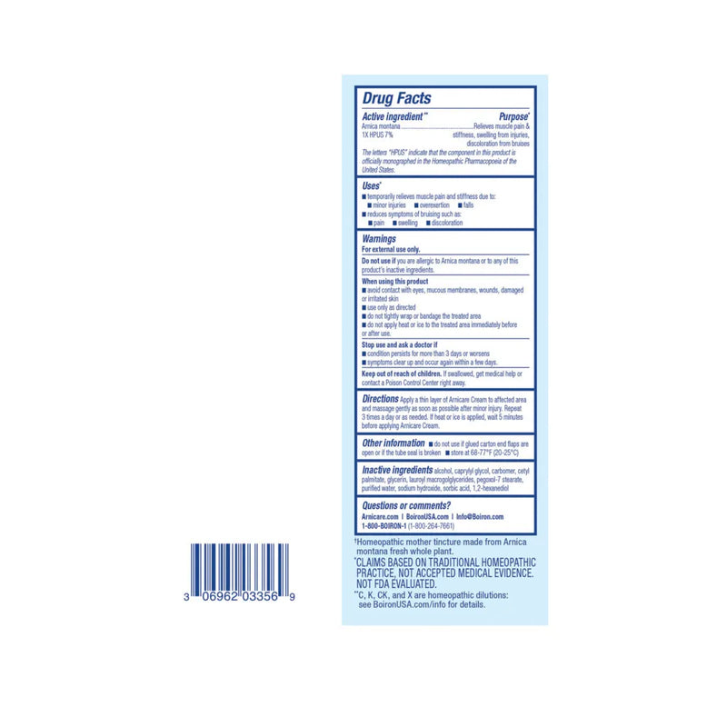 Arnicare Cream 1.33 oz (40 g) by Boiron
