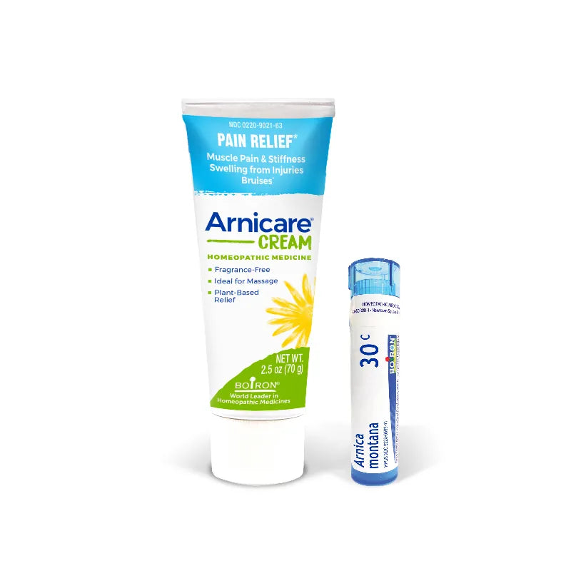 Arnicare Cream and Oral Pellets Value Pack 2.5 oz (70 g) and approx. 80 pellets by Boiron