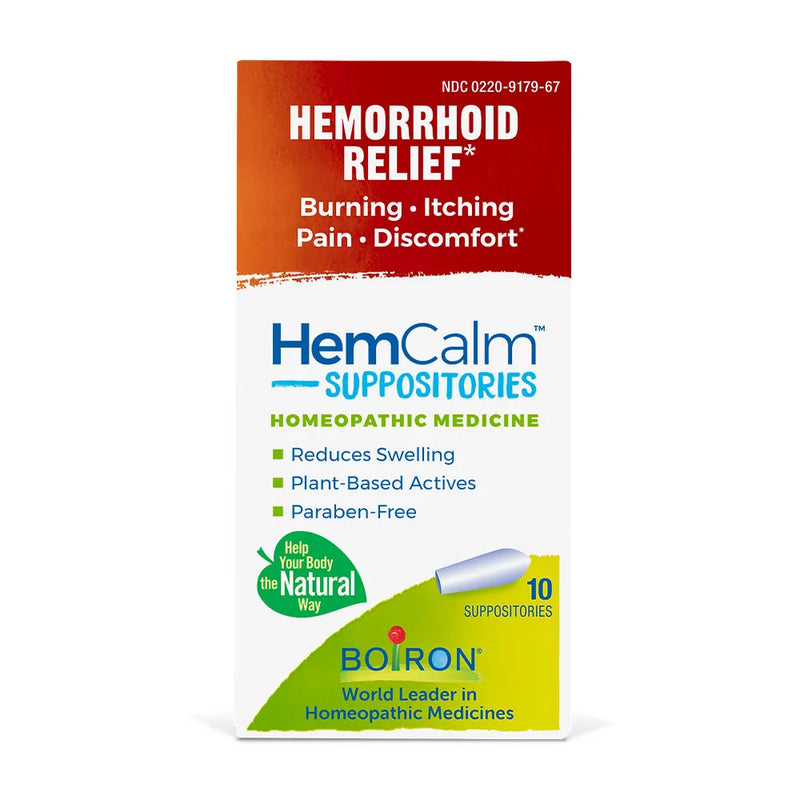 HemCalm Suppositories 10 Suppositories by Boiron