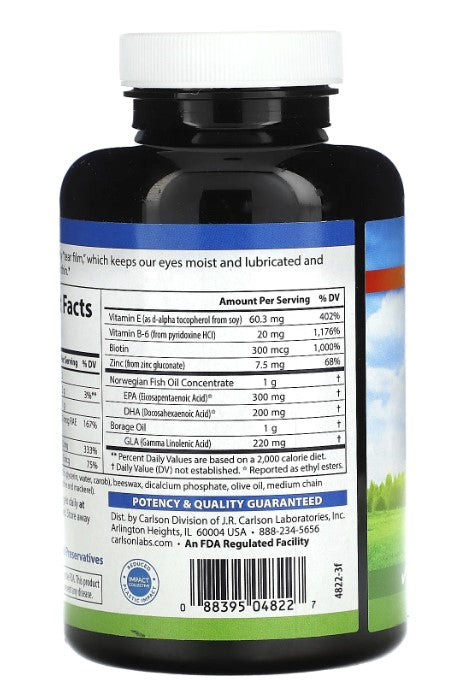 Moistur-Eyes, 180 Soft Gels, by Carlson