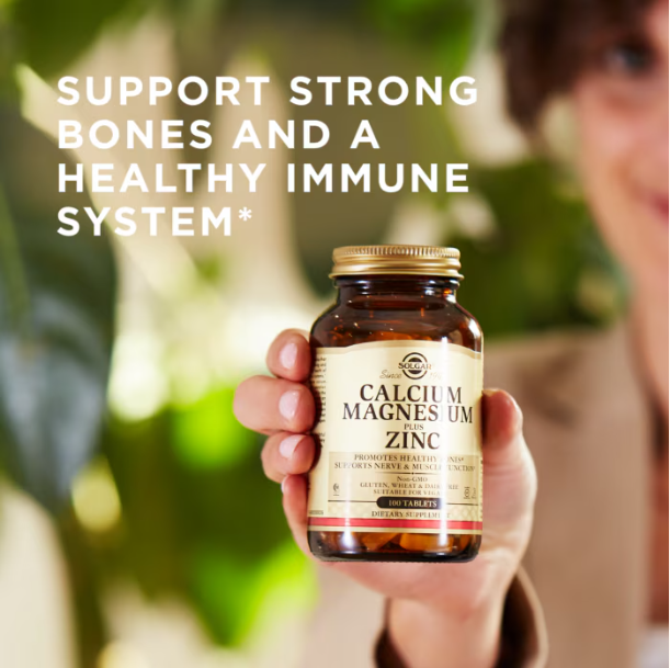 Calcium Magnesium Plus Zinc 100 Tablets by Solgar