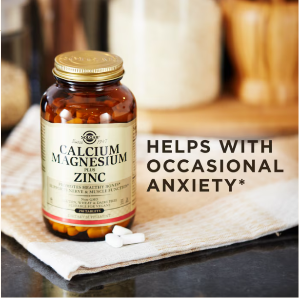 Calcium Magnesium Plus Zinc 250 Tablets