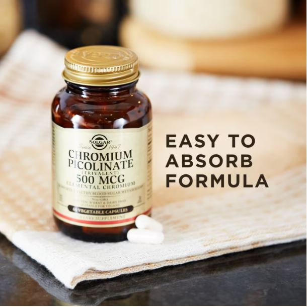Chromium Picolinate 500 mcg 60 Vegetable Capsules