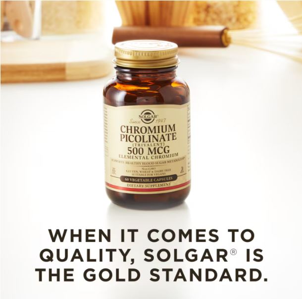 Chromium Picolinate 500 mcg 60 Vegetable Capsules