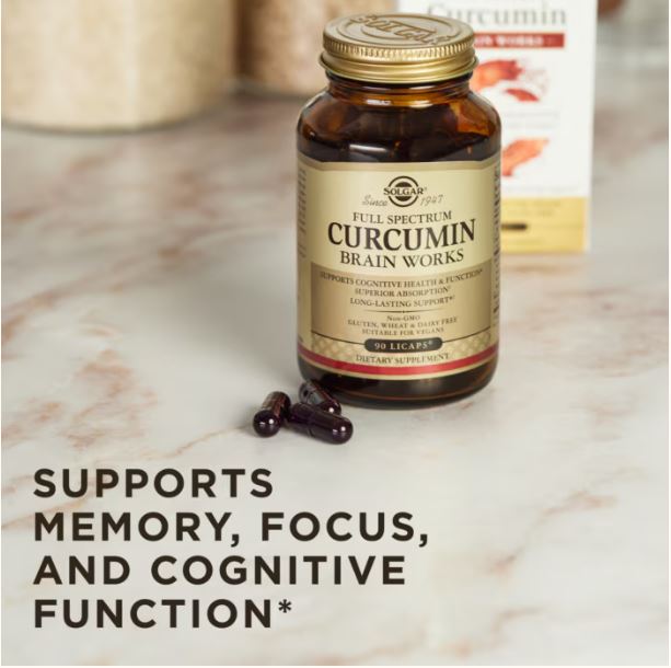 Full Spectrum Curcumin Brain Works 90 Licaps